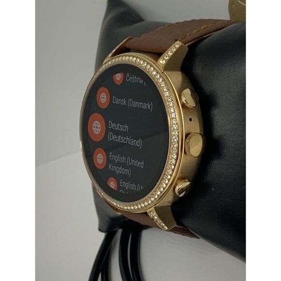 Fossil Gen 4 Authentic Digital Dial Smart Watch Custom Band FTW6015 QT454 - Picture 3 of 12